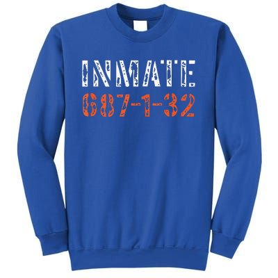 Inmate Halloween Inmate Jail Costume Gift Sweatshirt