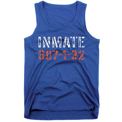 Inmate Halloween Inmate Jail Costume Gift Tank Top