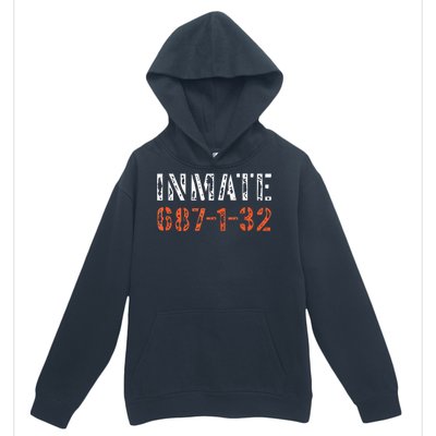 Inmate Halloween Inmate Jail Costume Gift Urban Pullover Hoodie