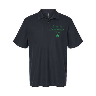 It's-Me Hi I'm The Drunkest It's-Me Softstyle Adult Sport Polo