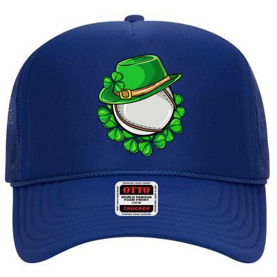 Irish Hurling Ireland St Patricks Day Gaelic Games Sports Gift High Crown Mesh Back Trucker Hat