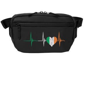 Ireland Heart Irish Heartbeat Ekg Pulse Celtic Irish Pride Cool Gift Crossbody Pack