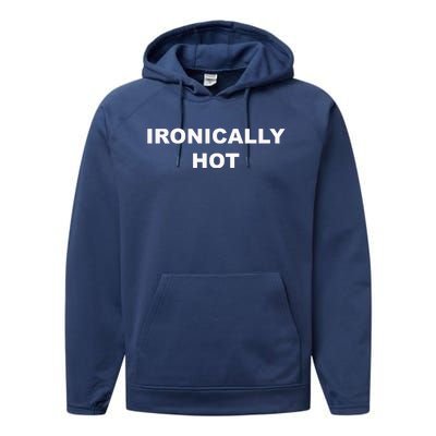 Ironically Hot Performance Fleece Hoodie