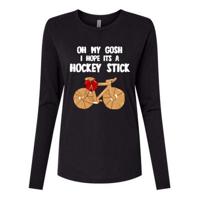 I Hope It´S A Hockey Stick Funny Gift Womens Cotton Relaxed Long Sleeve T-Shirt