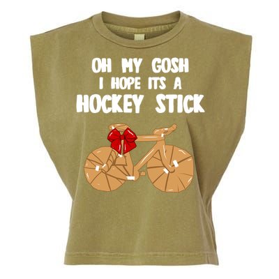 I Hope It´S A Hockey Stick Funny Gift Garment-Dyed Women's Muscle Tee