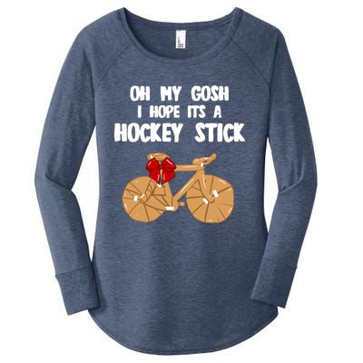 I Hope It´S A Hockey Stick Funny Gift Women's Perfect Tri Tunic Long Sleeve Shirt