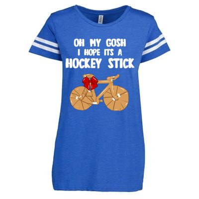 I Hope It´S A Hockey Stick Funny Gift Enza Ladies Jersey Football T-Shirt