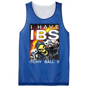 I Have Ibs Itchy Balls Mesh Reversible Basketball Jersey Tank