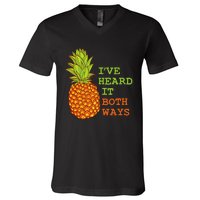 I’ve Heard It Both Ways Psych Pineapple Lover V-Neck T-Shirt