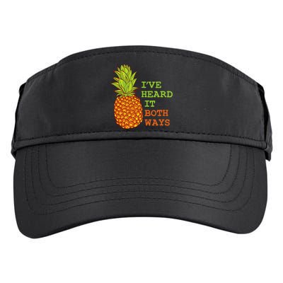 I’ve Heard It Both Ways Psych Pineapple Lover Adult Drive Performance Visor