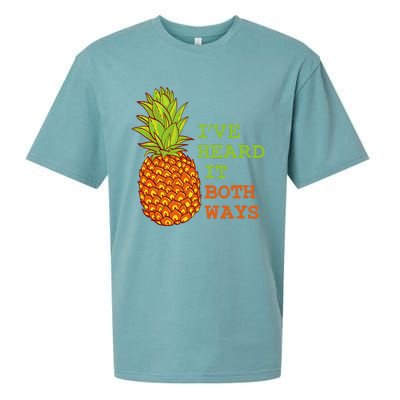 I’ve Heard It Both Ways Psych Pineapple Lover Sueded Cloud Jersey T-Shirt