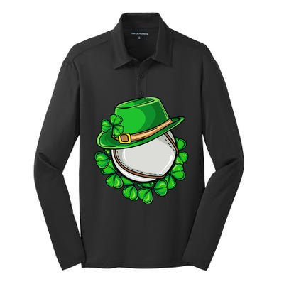 Irish Hurling Ireland St Patricks Day Gaelic Games Sports Great Gift Silk Touch Performance Long Sleeve Polo