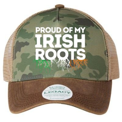 Irish Heritage Ireland Flag Proud Of My Irish Roots Gift Legacy Tie Dye Trucker Hat