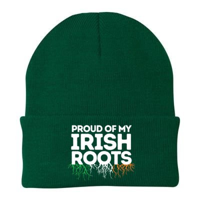 Irish Heritage Ireland Flag Proud Of My Irish Roots Gift Knit Cap Winter Beanie