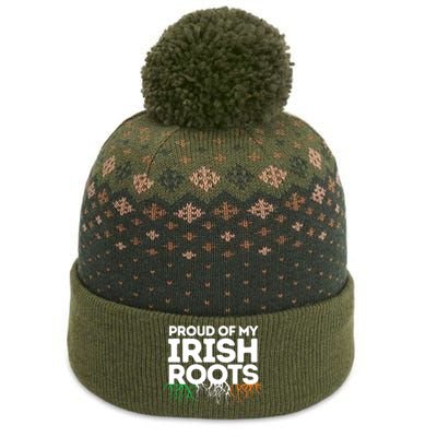 Irish Heritage Ireland Flag Proud Of My Irish Roots Gift The Baniff Cuffed Pom Beanie