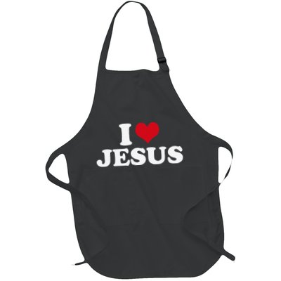 I Heart Jesus Love Christ Apron