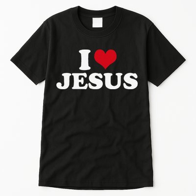 I Heart Jesus Love Christ Tall T-Shirt