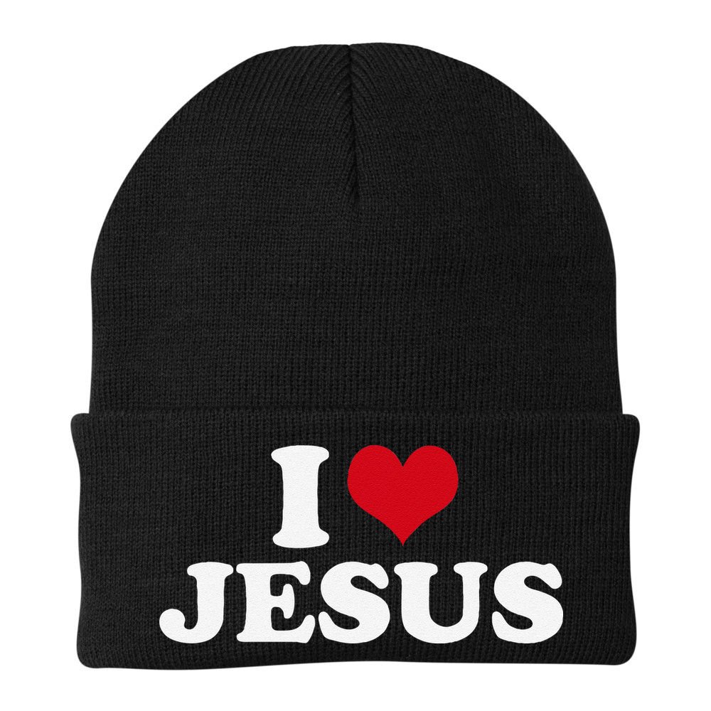I Heart Jesus Love Christ Beanie