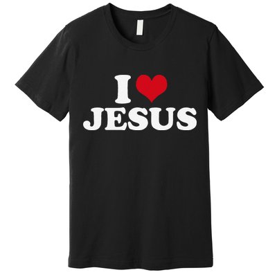 I Heart Jesus Love Christ Premium T-Shirt