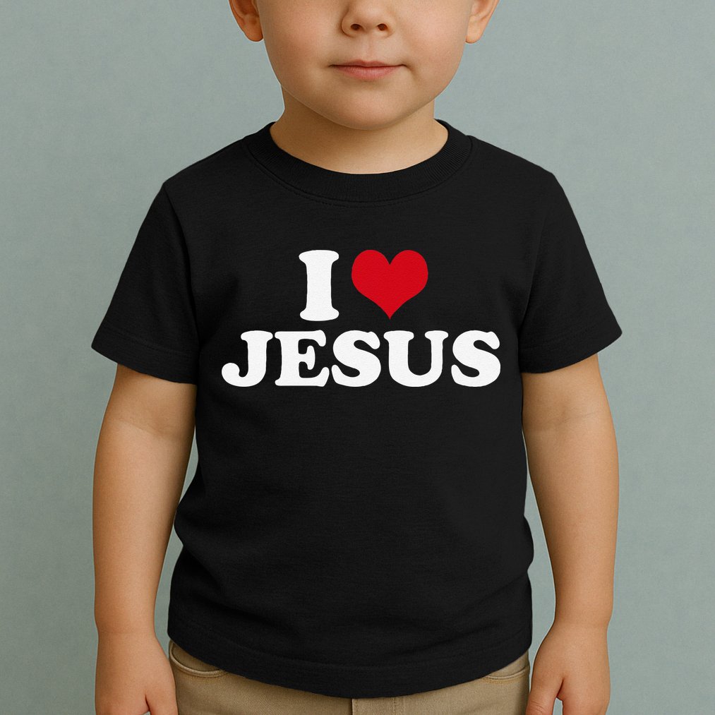 I Heart Jesus Love Christ Toddler T-Shirt