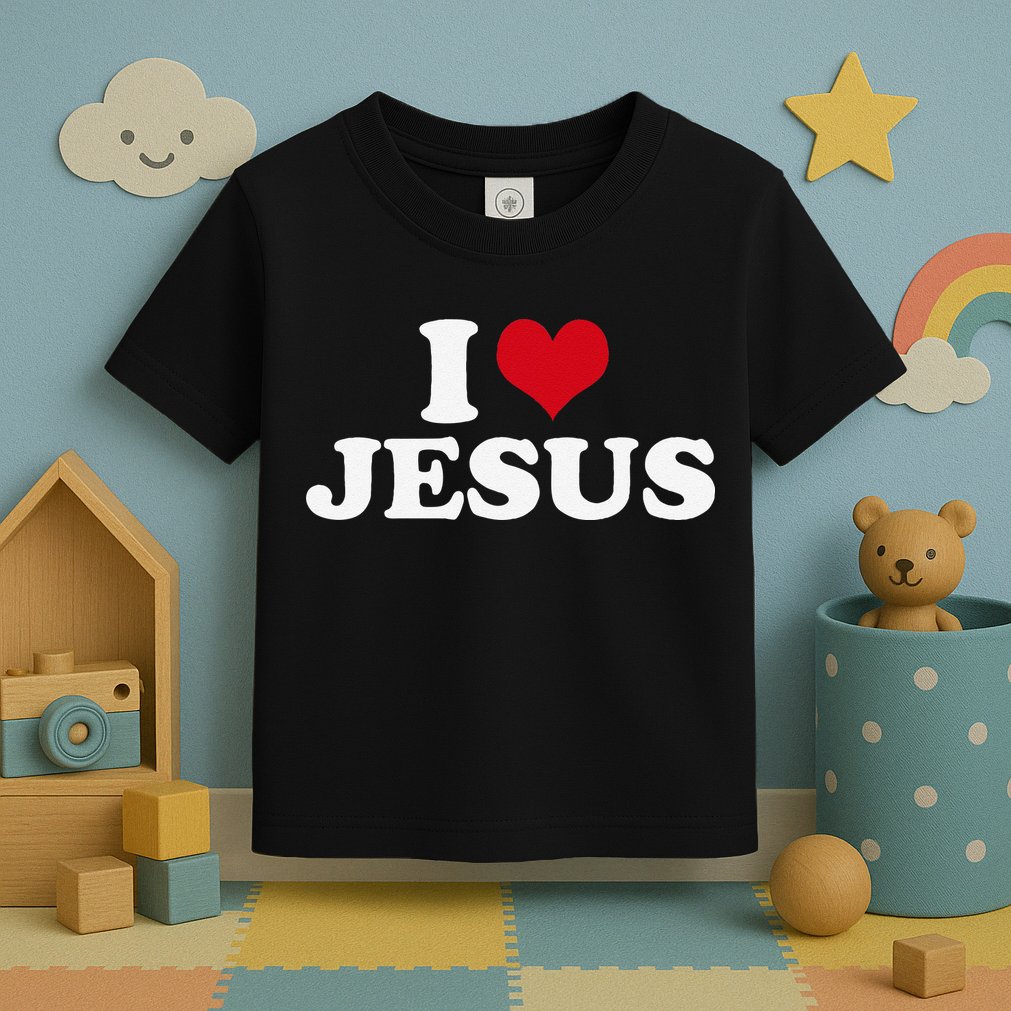 I Heart Jesus Love Christ Toddler T-Shirt