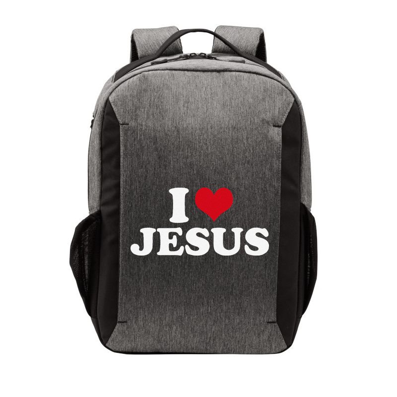 I Heart Jesus Love Christ Vector Backpack