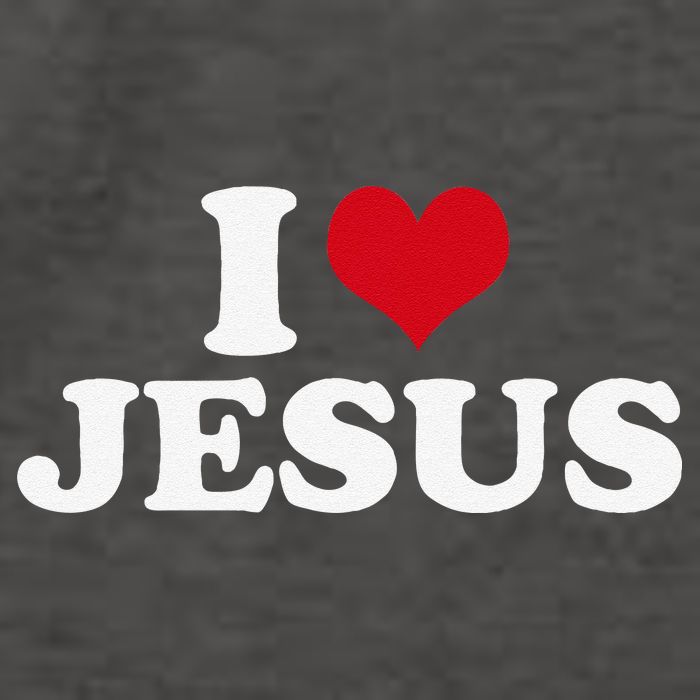 I Heart Jesus Love Christ Vector Backpack