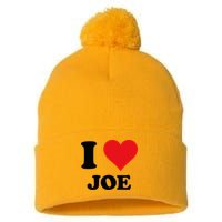 I Heart Joe First Name I Love Personalized Stuff Pom Pom 12in Knit Beanie