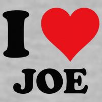 I Heart Joe First Name I Love Personalized Stuff Ladies PosiCharge Tri-Blend Wicking Tank