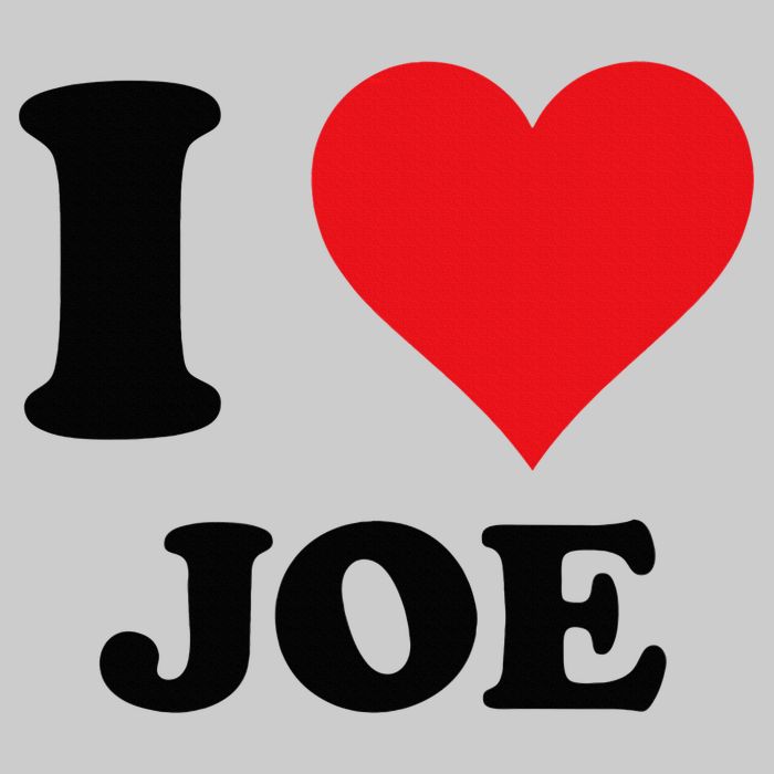 I Heart Joe First Name I Love Personalized Stuff Tie-Dye T-Shirt