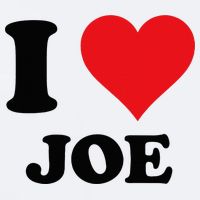 I Heart Joe First Name I Love Personalized Stuff Sueded Cloud Jersey T-Shirt