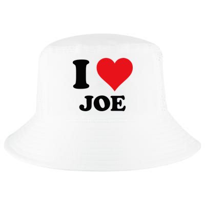 I Heart Joe First Name I Love Personalized Stuff Cool Comfort Performance Bucket Hat