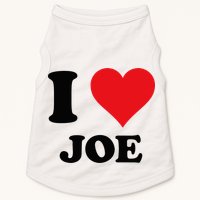 I Heart Joe First Name I Love Personalized Stuff Doggie Tank