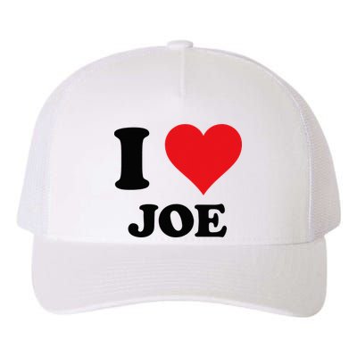 I Heart Joe First Name I Love Personalized Stuff Yupoong Adult 5-Panel Trucker Hat