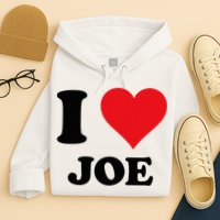 I Heart Joe First Name I Love Personalized Stuff Hoodie
