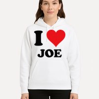 I Heart Joe First Name I Love Personalized Stuff Hoodie