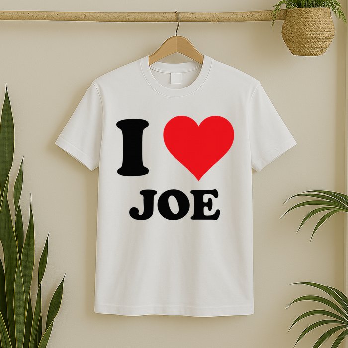 I Heart Joe First Name I Love Personalized Stuff T-Shirt