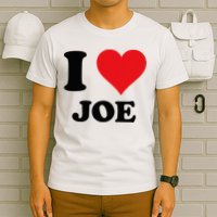 I Heart Joe First Name I Love Personalized Stuff T-Shirt