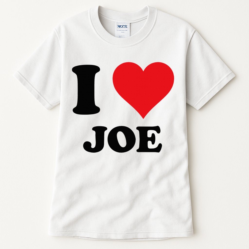 I Heart Joe First Name I Love Personalized Stuff Tall T-Shirt