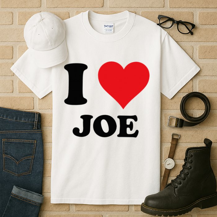 I Heart Joe First Name I Love Personalized Stuff Tall T-Shirt