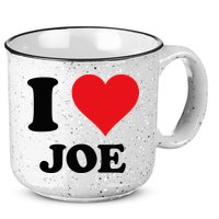 I Heart Joe First Name I Love Personalized Stuff 15oz Campfire Ceramic Mug