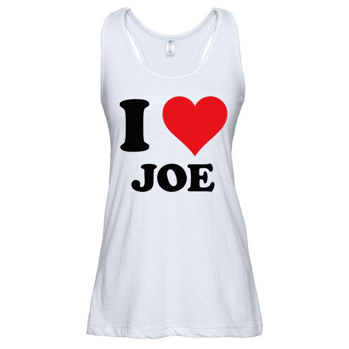 I Heart Joe First Name I Love Personalized Stuff Ladies Essential Flowy Tank