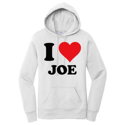 I Heart Joe First Name I Love Personalized Stuff Women's Pullover Hoodie