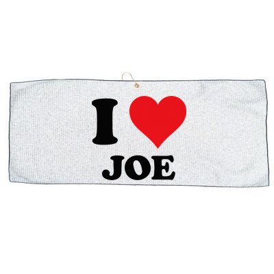 I Heart Joe First Name I Love Personalized Stuff Large Microfiber Waffle Golf Towel
