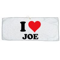 I Heart Joe First Name I Love Personalized Stuff Large Microfiber Waffle Golf Towel