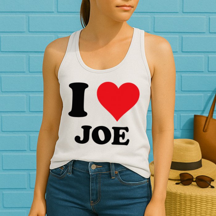 I Heart Joe First Name I Love Personalized Stuff Womens Tank Top