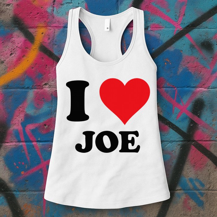 I Heart Joe First Name I Love Personalized Stuff Womens Tank Top