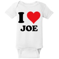 I Heart Joe First Name I Love Personalized Stuff Baby Bodysuit