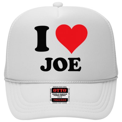 I Heart Joe First Name I Love Personalized Stuff Trucker Hat