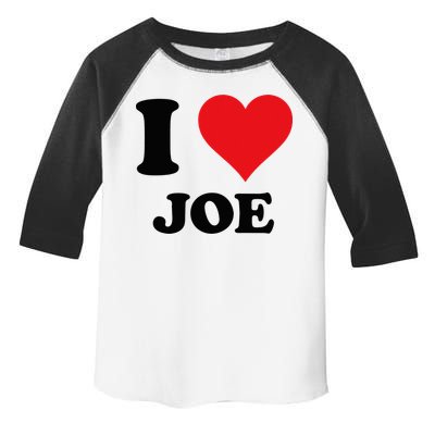 I Heart Joe First Name I Love Personalized Stuff Toddler Fine Jersey T-Shirt